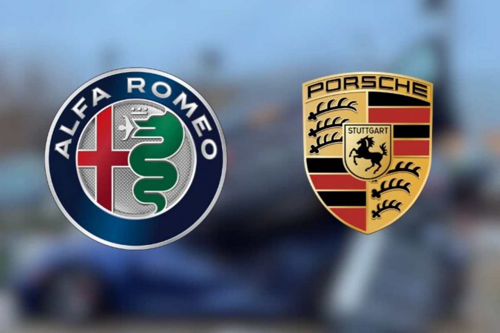 Alfa Romeo Porsche incidente folle