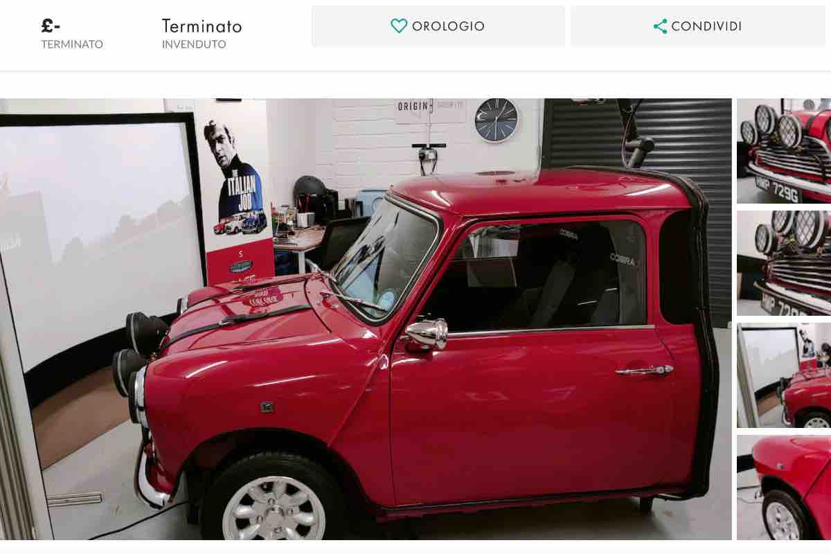 Mini Cooper simulatore