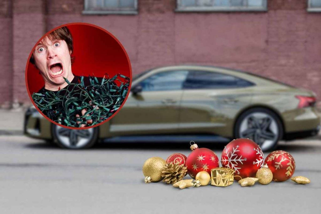 Natale da incubo per il proprietario di questa Audi